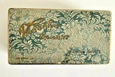 Vintage Vassar Chocolates Jasmyn Sweets Loose Wiles Company Tin Kansas City 1916 • $43.99