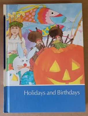 Childcraft HOLIDAYS AND BIRTHDAYS Vol 9 -Vintage Children Encyclopedia Book 1986 • $9.90