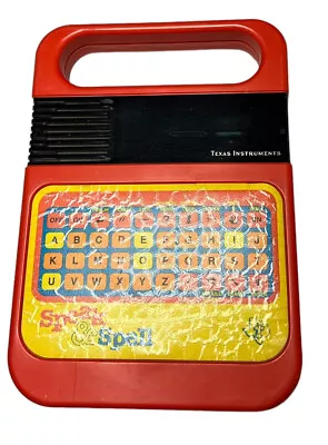 Vintage Speak & Spell Texas Instruments 1978 1980 Electronic Learning Toy WORKS • $19.99