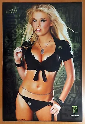 NEW Original Authentic Set Of 4 Posters With Monster Energy Sexy Girls • $25.99