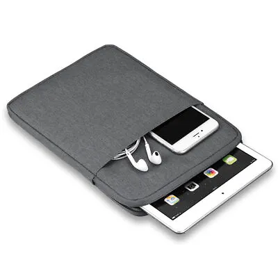 Canvas Sleeve Bag Pouch For Samsung Galaxy Tab A A7 A8 8 A6 S2 S3 S4 S5E S6 Lite • £10.99
