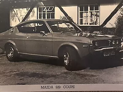 Mazda 929 Coupe Car Promo Press Release Sales Photo Frameable • $4.67