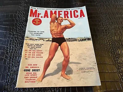MAY 1961 MR MISTER AMERICA Bodybuilding Magazine CHUCK PRANKE • $24.99