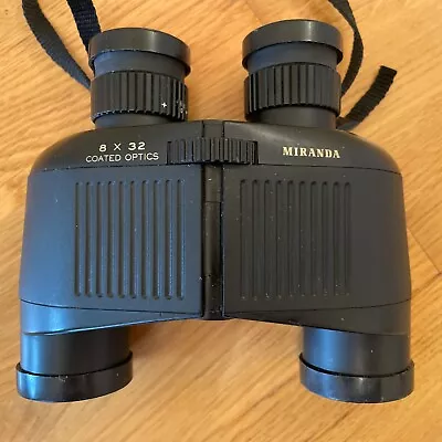 Vintage Miranda 8x32 Binoculars Coated Optics With Neck Strap • £9.99