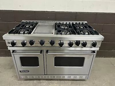 VIKING VGSC4876GSS- 48  PRO Gas Range Oven 6 Burners + Griddle Stainless (1) • $5399.99