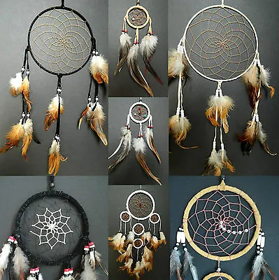 £4.99 • Buy Traditional Dream Catcher Native American Indian Style APACHE Dreamcatcher UK