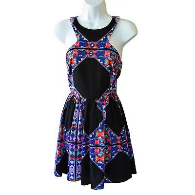 Mara Hoffman Mini Dress XS Fit & Flare Kaleidoscope Print  Halter • $59.99