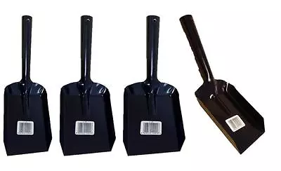 4 5 6   Steel Shovel Black Metal Small Coal Shovel Fire Accessories Ash Dust Pan • £8.49