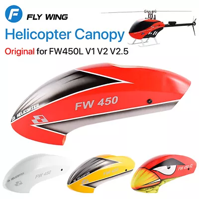 Fly Wing FW450L Helicopter Canopy Head Shell For V1 V2 V2.5 RC Helicopter Parts • $48.74