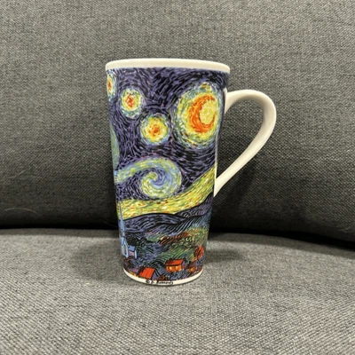 $21 • Buy CHALEUR Master Series Starry Night Tall Mug Coffee Cup D Burrows Van Gogh