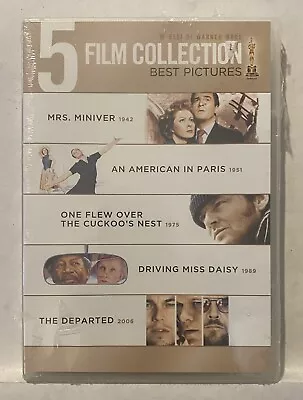 5 Film Collection Best Pictures (New 2013 Warner 5 DVD Set) Mrs Miniver Departed • $12.95