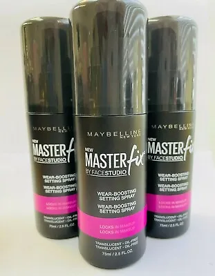 3 - Maybelline Master Fix By Face Studio Wear Boosting Setting Spray 2.5 Oz  • $17.95