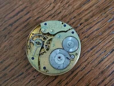 1913 Waltham Grade: Traveler Pocket Watch Movement For Restoration • £24.99