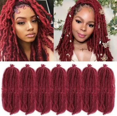 7 Packs Marley Hair 14 Inch Marley Twist Braiding Hair Pre Separated Springy • $21.99