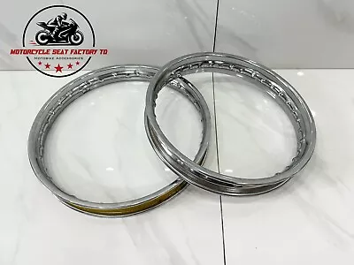 1973 1974 1975 1976 1977 1978 Honda XR75 Wheel Rim Rims Front And Rear Chrome. • $149