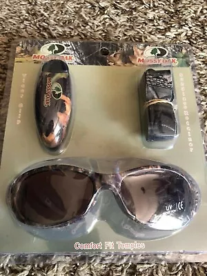 Mossy Oak 1358276 Sunglasses AES Visor Grip Retainer Comfort Fit Temples Combo • $33