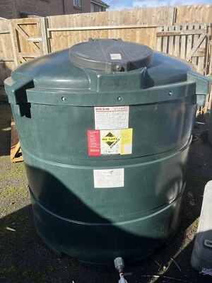 £550 • Buy 1300Litre Deso Upright Bunded Fuel Diesel Central Heating Oil Tank Or Waste Oil