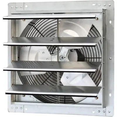 Shutter Fan/Vent 1200 CFM Electric Powered Gable Mount 16 Inch Variable Speed  • $143.66