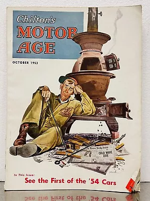 Vintage Chilton's Motor Age Magazine October 1953 First Of The 1954 Cars • $9.95