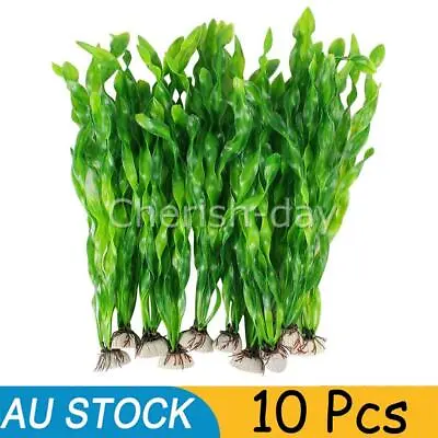 Artificial Plant Safe Fine Workmanship Aquarium Seaweed Fish Tank Accessories AU • $13.99