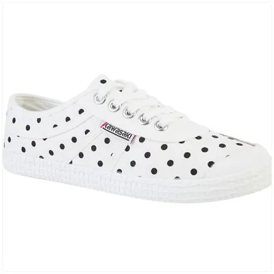 Kawasaki Footwear Sneaker Womens Canvas Polka Dot Shoe NIB US Size 6 (38) MA  • £22.16