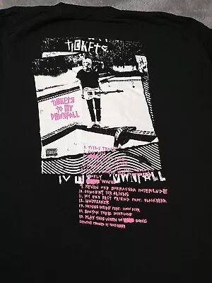 Machine Gun Kelly Tickets To My Downfall Concert Tour T-Shirt Black 2XL • $15