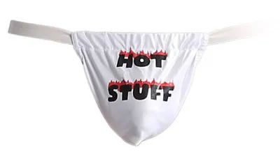 Mens Sexy Fun Novelty Hot Stuff Posing Pouch G-string Thong Brief One Size • £4.50