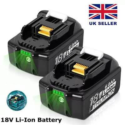 18V Battery For Makita 5.0Ah 6.0Ah 9.0Ah Li-ion LED BL1830 BL1840 BL1850 BL1860 • £14.89