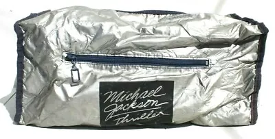 Vintage Metallic Silver Michael Jackson Thriller Gym Bag • $64.99