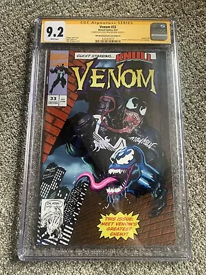 Venom 33 Signed Sketch Remark Mike Mayhew CGC 9.2 Lethal Protector 2 Homage 👽 • $149.87