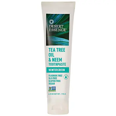 £12.24 • Buy Desert Essence Natural Tea Tree Oil And Neem Toothpaste, 176G (6.25 OZ)