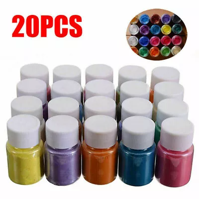 20 Colors Resin Epoxy Dye Pigment Powder Pearl Natural Mica Mineral Powder* • $5.55