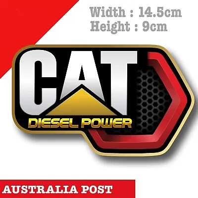 Caterpillar Diesel Power Logo Vinyl Sticker • $6.85