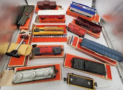 Vintage Large Lionel Train Lot Train Cars Tracks • $47