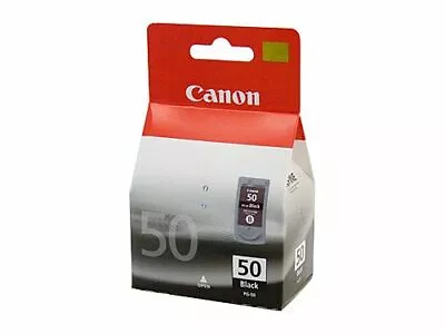 Genuine Canon PG50 Fine Blk HY Ink Black 510 Pages PG50 • $19.95