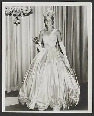 Miss Universe Marlene Schmidtevening Gowncrownsashsceptrecontestant1961 • $9.99