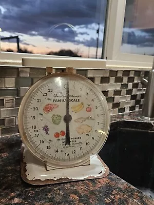 1950's AMERICAN FAMILY SCALE Kitchen Scale Vintage Scale • $30.89