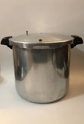 Presto 23 Quart Pressure Canner Cooker Stock Pot Model 0178107 Complete • $75