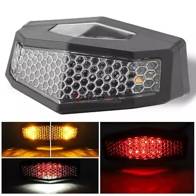 Motorcycle LED Turn Signals Rear Brake Stop License Plate Integrated Tail Light • $11.98