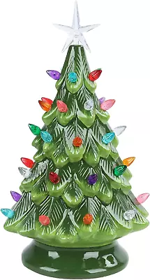 Chonsun Ceramic Christmas Tree 12 Inch Tabletop Christmas Tree Vintage Christmas • $52.45