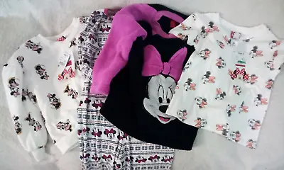 Disney Minnie Mouse Girls Size 4 & 5-6 Clothing Bundle. Some New With Tags. • $19.95