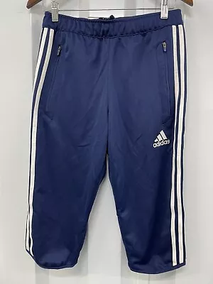 Adidas Entrada Training Capri Pants Gym Soccer Sports 3/4 Half Pant • $15