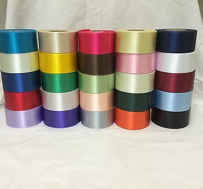 £2.99 • Buy 45mm Polyester Ribbon For Cake Decorating/ribbon Crafts - 25 Colours