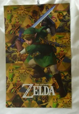 The Legend Of Zelda Gamestop Double Sided Poster NEW.   • $12