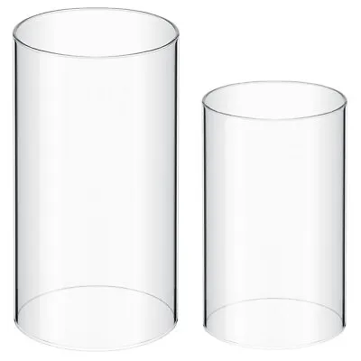$12.32 • Buy 2Pcs Candle Cover Transparent Clear Candle Cover For Home