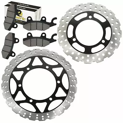 Front Rear Brake Disc Rotor W/ Pad For Kawasaki Ninja 250R EX250J 2008 2009-2012 • $74.99