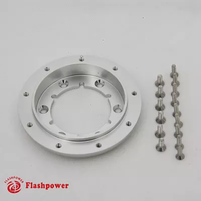 1  Satin Steering Wheel Spacer For 9 Hole Steering Wheel To 6 Hole Adapter • $25.50