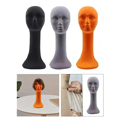 Long Neck Foam Head Display Stand Durable For Hats Headwear • $17.95