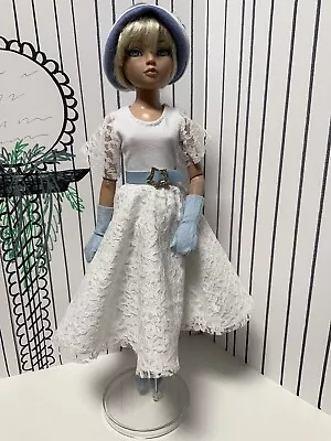 Blue And Lace Set For Your Ellowyne Wilde Tonner Fashion Doll 16” Outfit • $28
