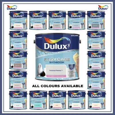 £24.77 • Buy Dulux Bathroom Easycare - Soft Sheen Bathroom Emulsion 2.5 L- All Colours